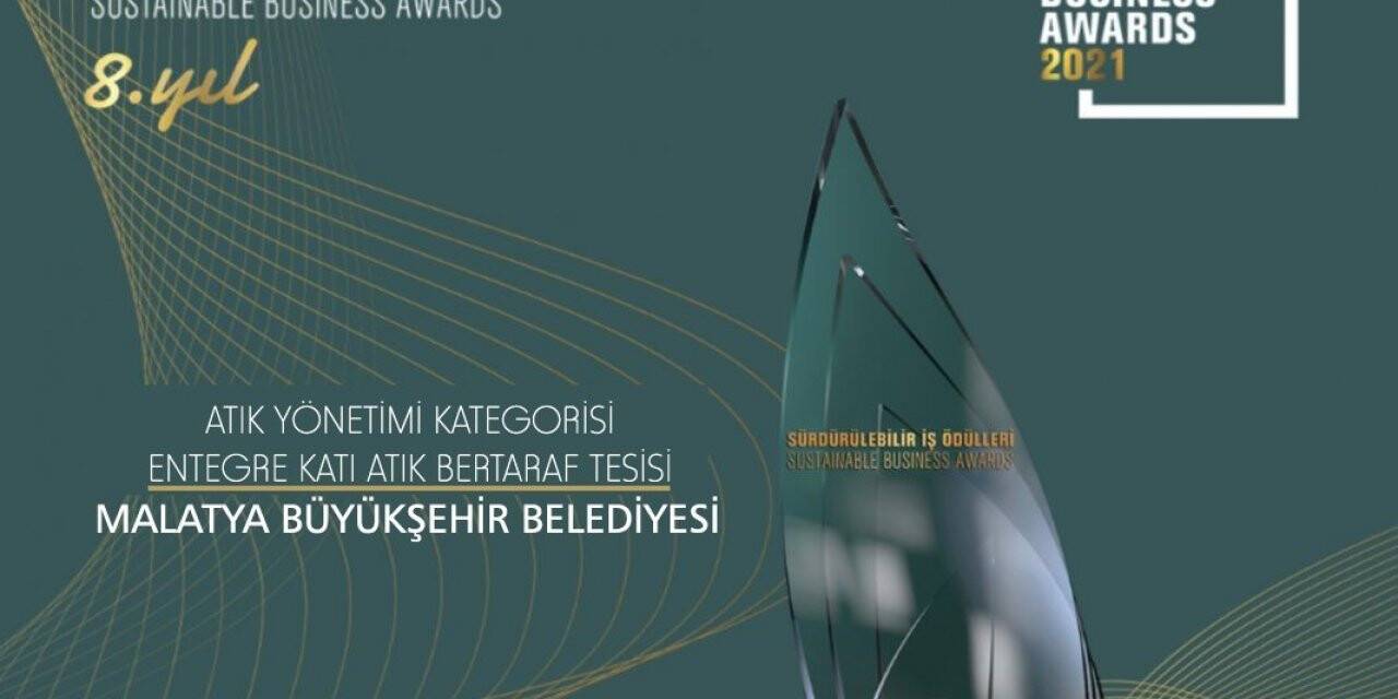 Malatya Büyükşehir entegre katı atık bertaraf tesisine ödül