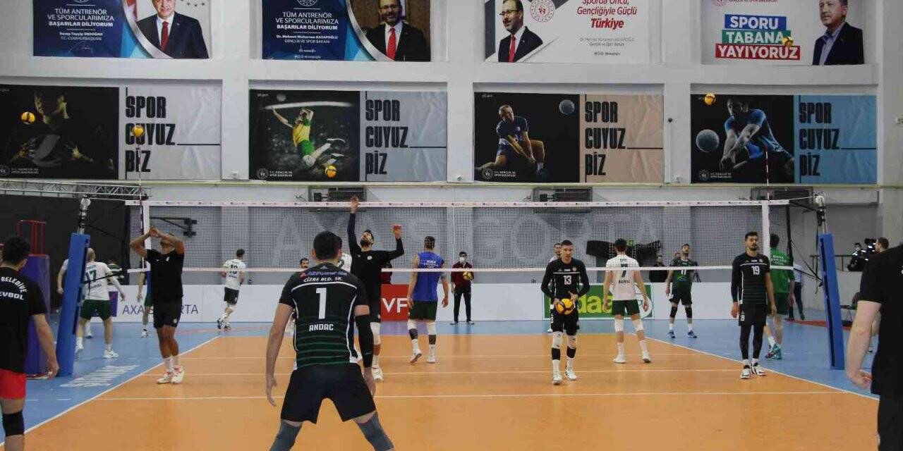 Efeler Ligi: Cizre Belediyespor: 3 - Bursa Büyükşehir Belediyesi: 2