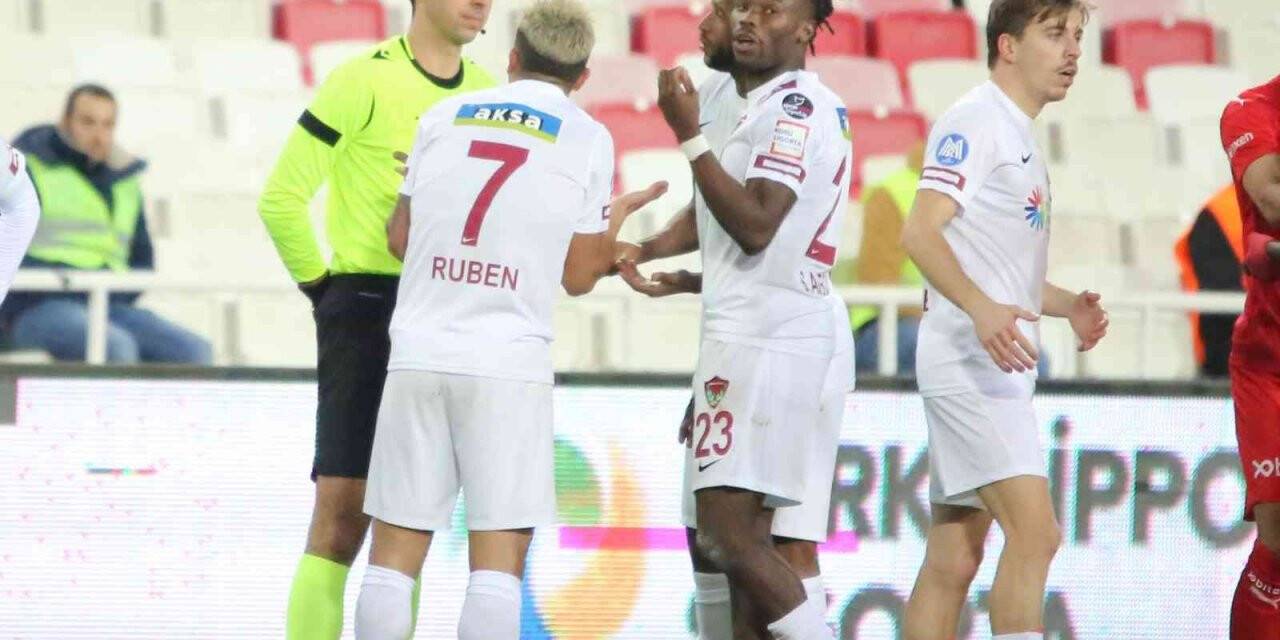 Hatayspor’da Ruben Ribeiro kırmızı kart gördü!