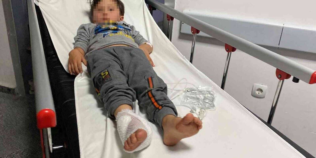 4 yaşındaki çocuk tabancayla ayağından vuruldu