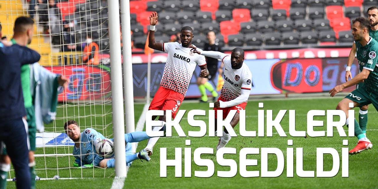 Konyaspor'da "Abdülkerim-Ahmet"in eksikliği hissedildi