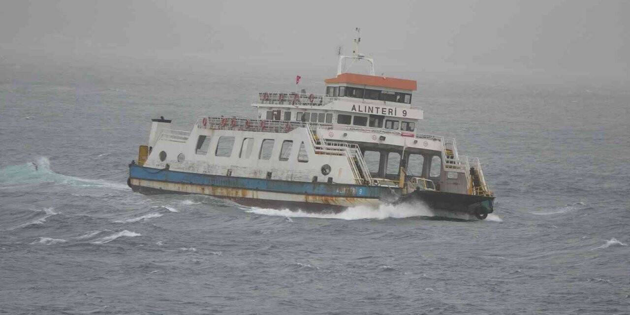 Çanakkale’de ada seferlerine lodos engeli