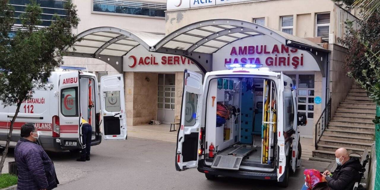 Zonguldak’ta anne kız sobadan sızan gazdan hastanelik oldu