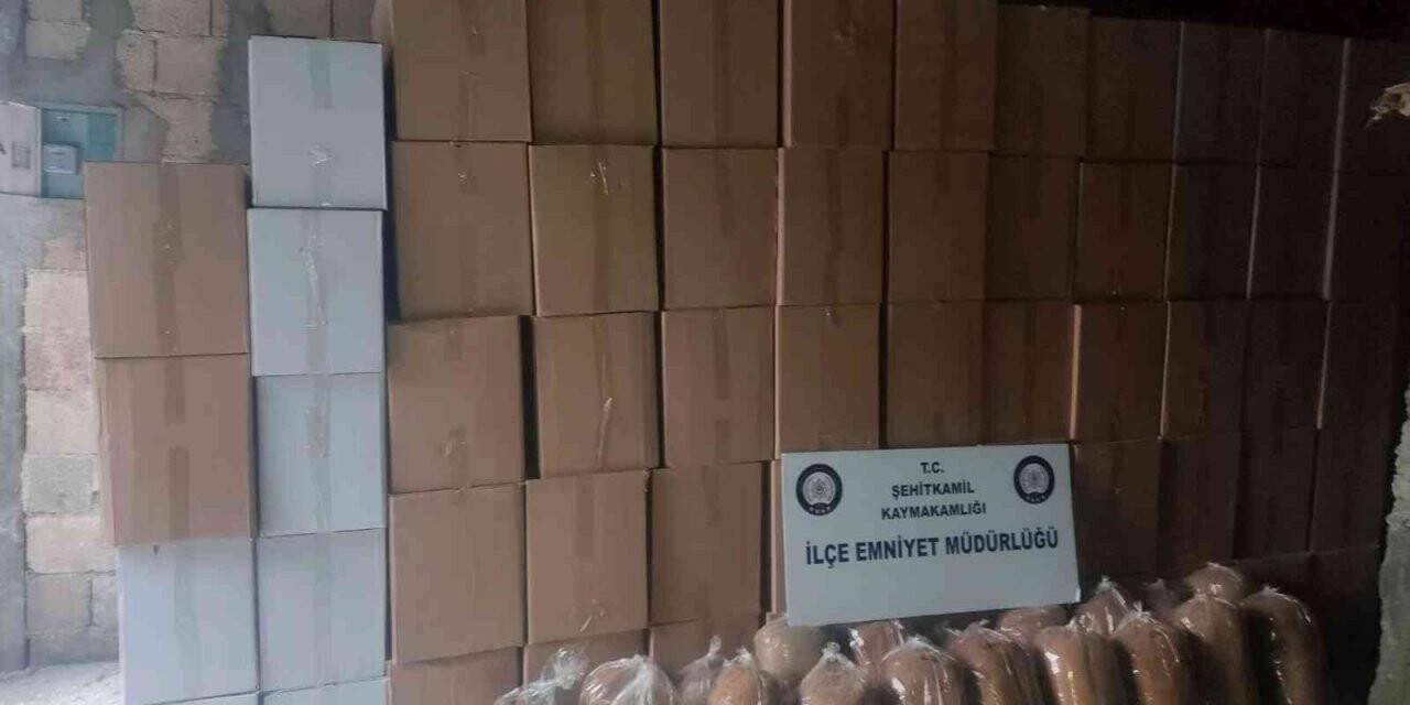 Gümrük kaçağı 4 milyon 300 bin makaron ele geçirildi