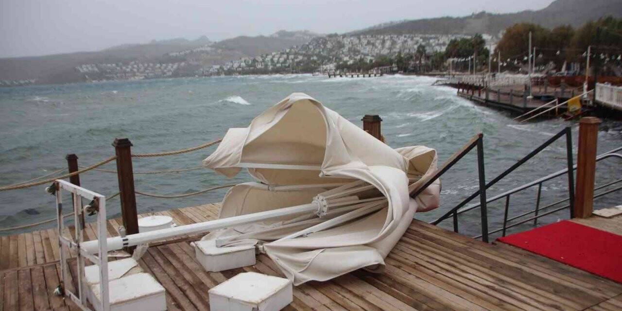 Bodrum’da fırtına kabusu