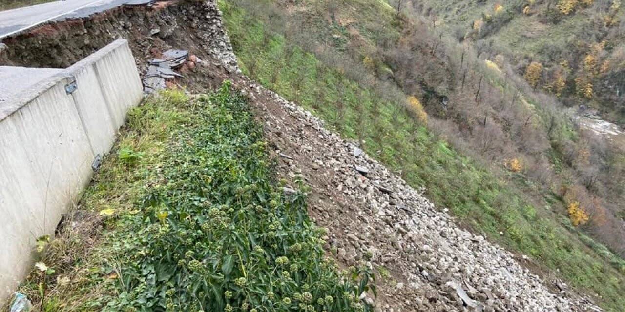 Ordu’da heyelan