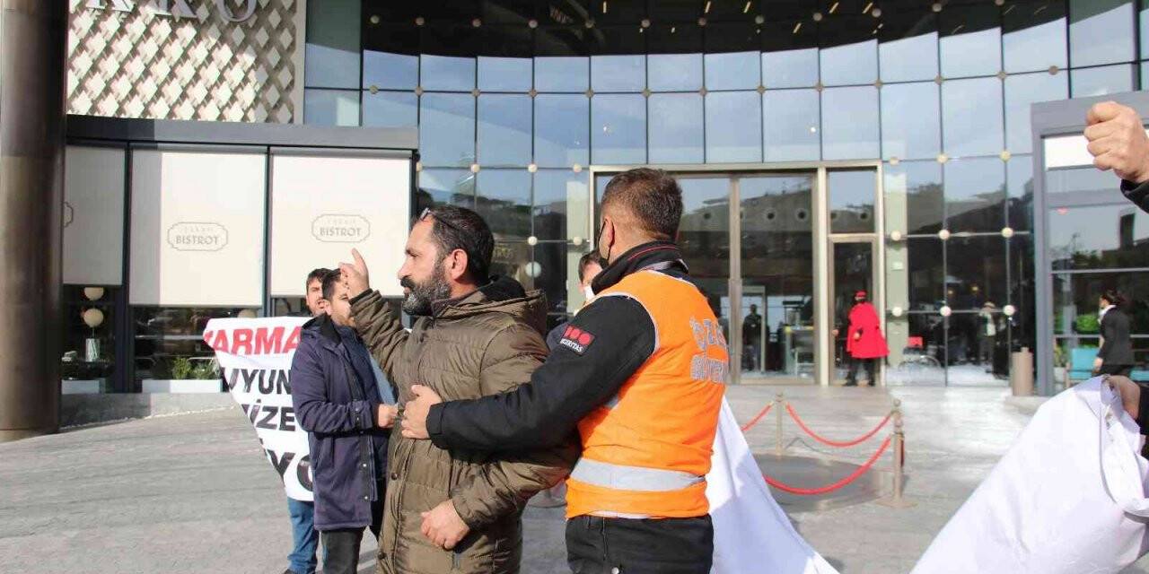 İPEKİŞ çalışanları sendika değiştirdikleri için çıkarıldıkları işlerini geri istiyor