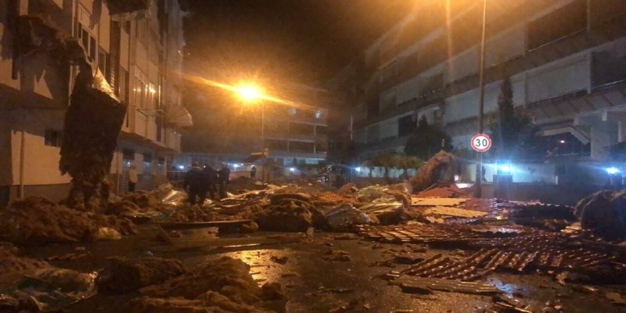 Fırtına Gemlik’i uçurdu