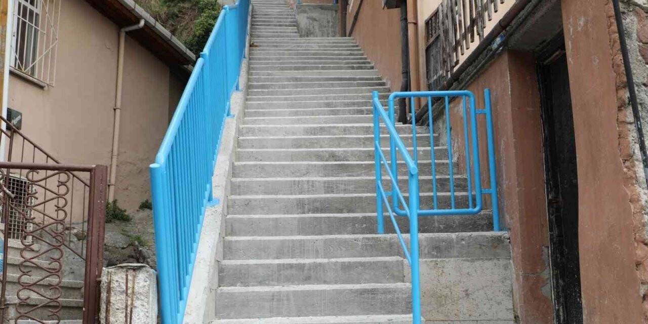 Terzibayırı Mahallesi’ne yeni merdiven