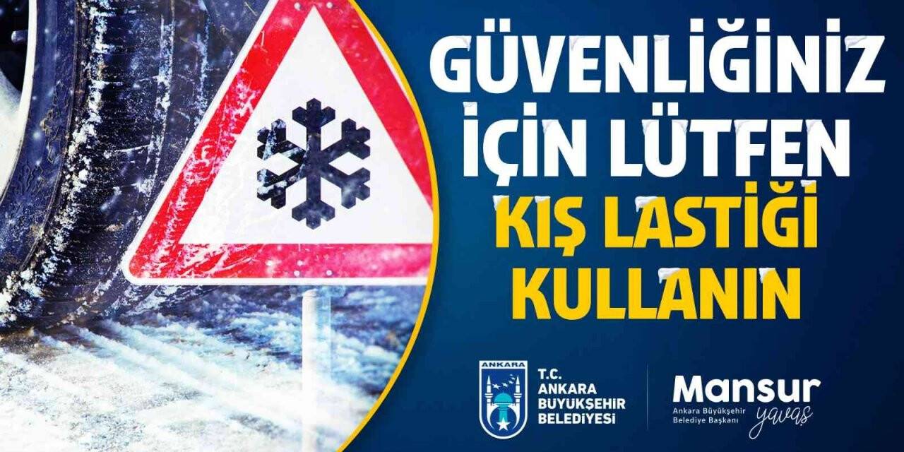 Yaklaşan kış mevsimi öncesi sürücülere kış lastiği uyarısı