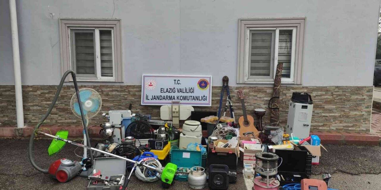 Elazığ’da jandarma ekipleri hırsızlara göz açtırmıyor: 2 tutuklama