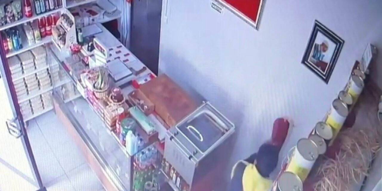 Hırsızın çaldığı pes dedirtti