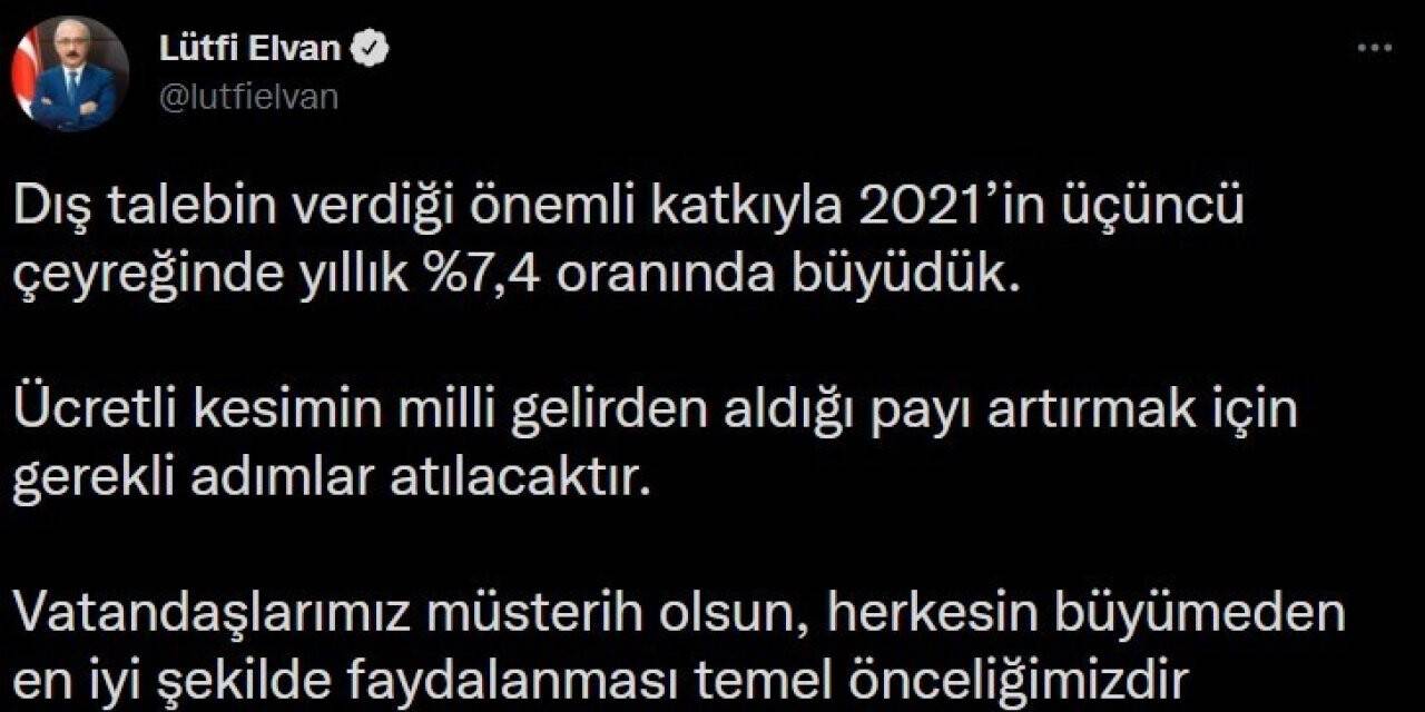 Bakan Elvan: "Herkesin büyümeden en iyi şekilde faydalanması temel önceliğimizdir”
