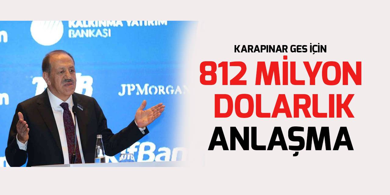 Karapınar Güneş Enerjisi Santrali için 812 milyon dolarlık finansman anlaşması imzalandı