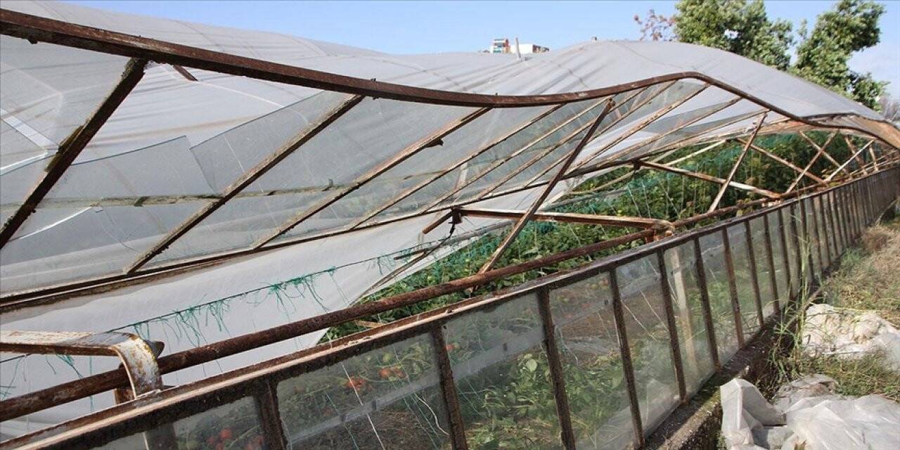 Antalya'da selden etkilenen sera ve tarım arazilerinde hasar tespiti yapılıyor