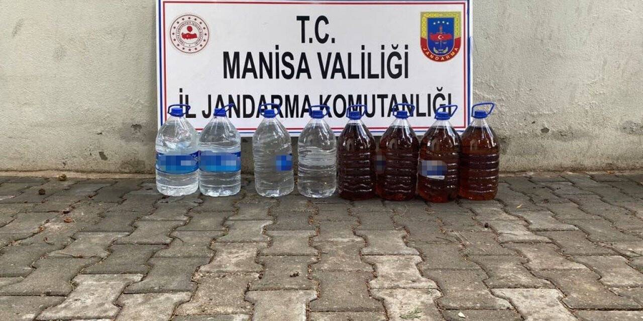 Manisa’da kaçak alkol operasyonu