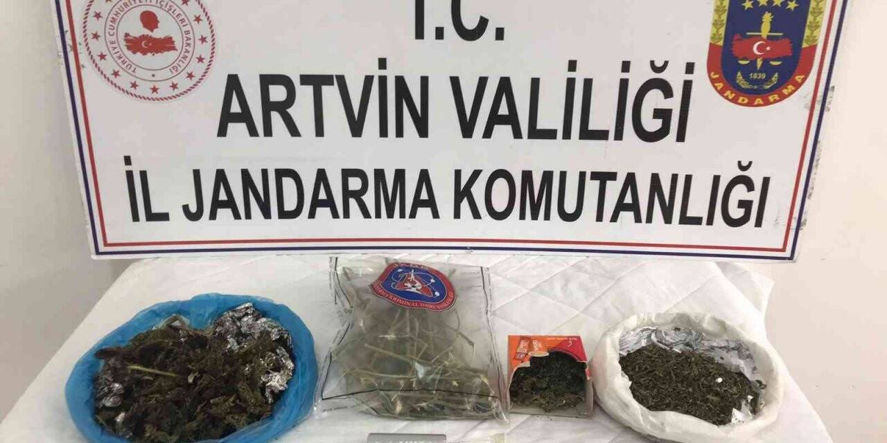Artvin’de jandarmanın uyuşturucu operasyonunda 3 kişi gözaltına alındı