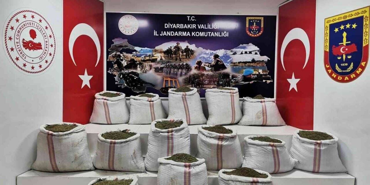 Diyarbakır’da 7 günde 676 kilogram esrar ele geçirildi