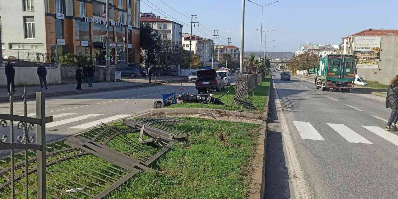 Zincirleme kazada 2 kişi yaralandı