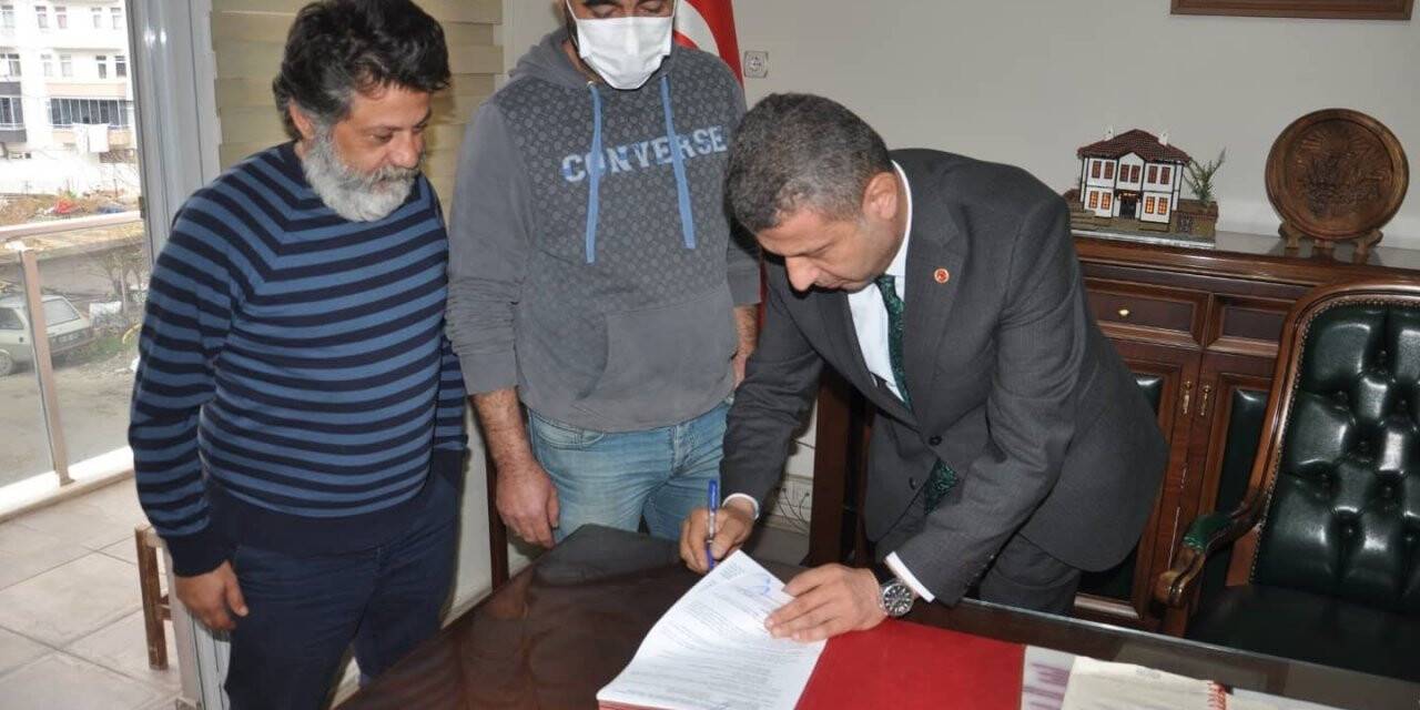 Boyabat Belediyesi mezbaha tesisinin işletilmesi için imzalar atıldı