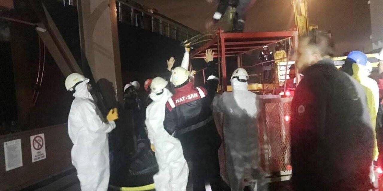 Su alan gemiden personel tahliye edildi