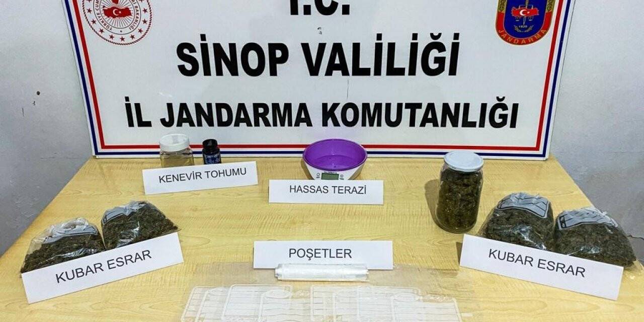 Ayancık’ta ’kubar esrar’ operasyonu