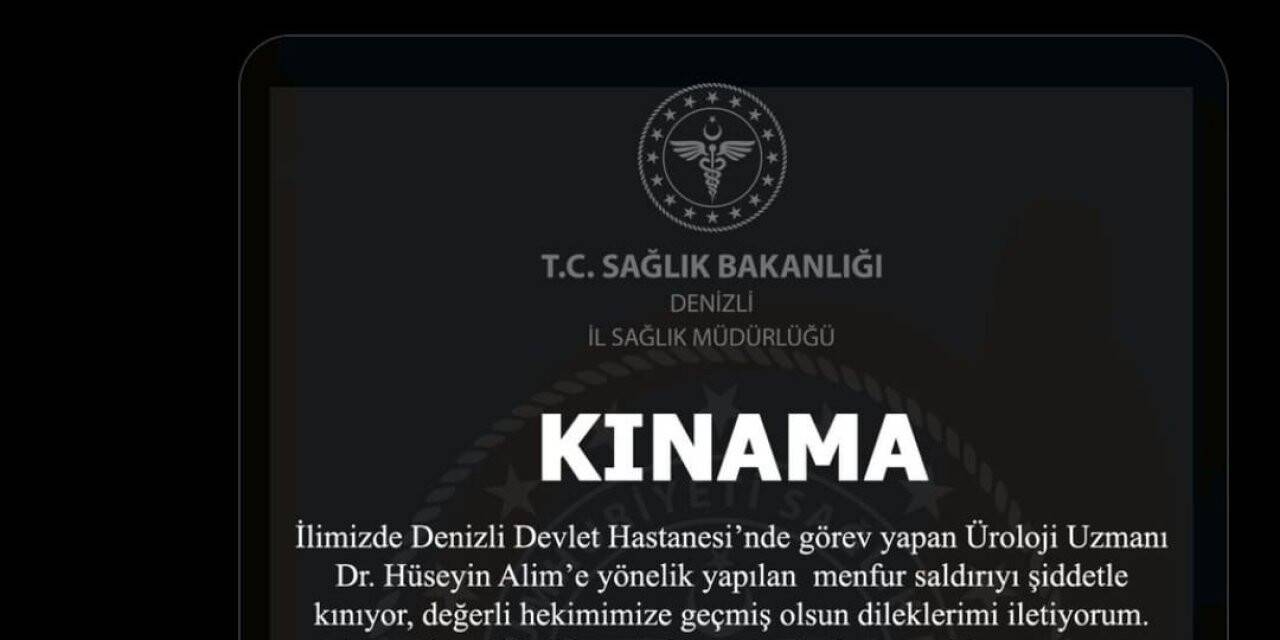 Görevli doktora yumruklu saldırı