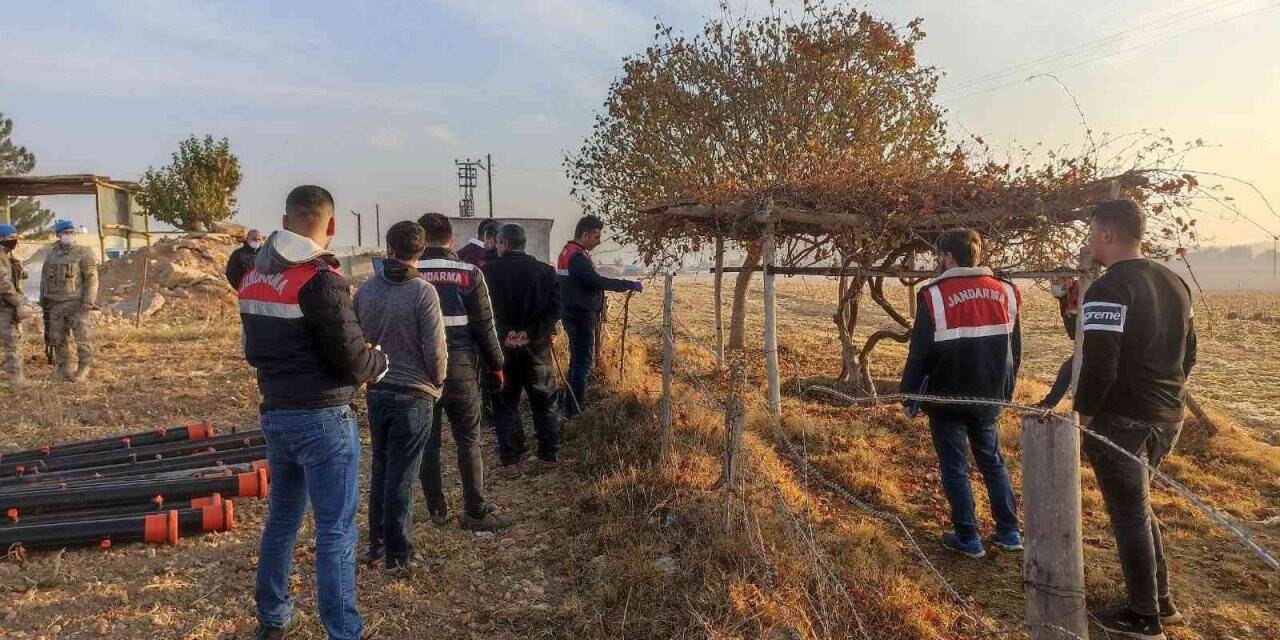 Üzüm ağacının köküne gizlenmiş uyuşturucu bulundu