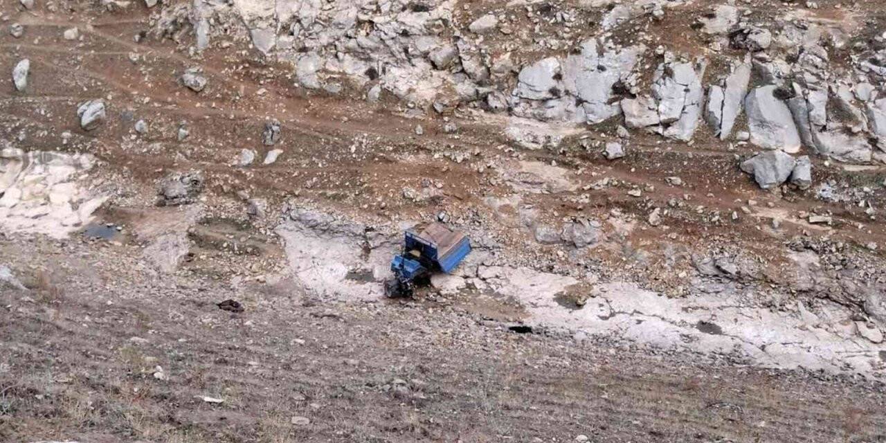 Siirt’te tarım aracı uçuruma yuvarlandı: 1 ağır yaralı