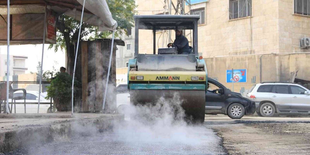 Cerablus’ta yol çalışması tamamlandı