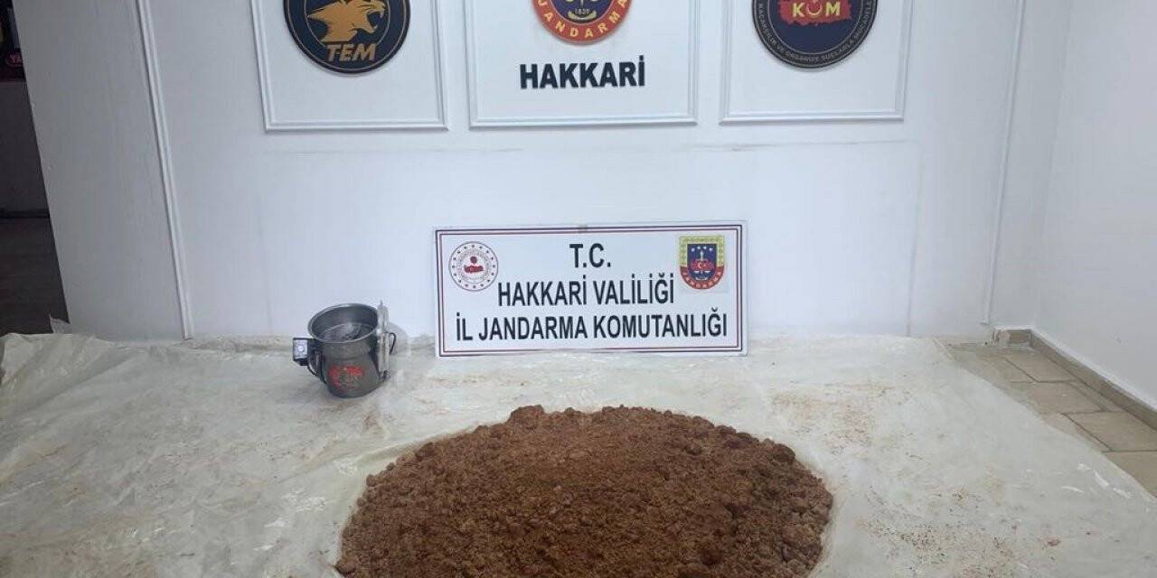 Yüksekova’da 105 kilo eroin ele geçirildi