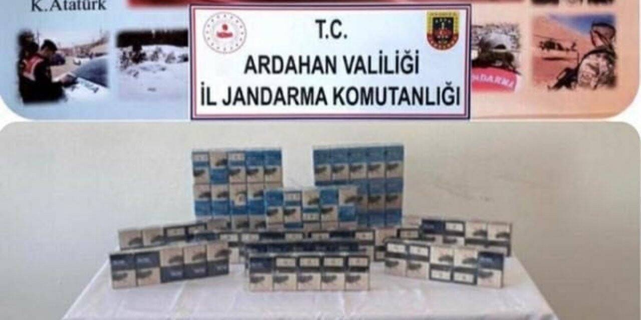 Ardahan’da kaçak sigara operasyonu