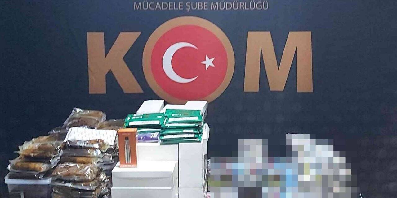 Batman’da yapılan operasyonda çok sayıda kaçak ürün ele geçirildi