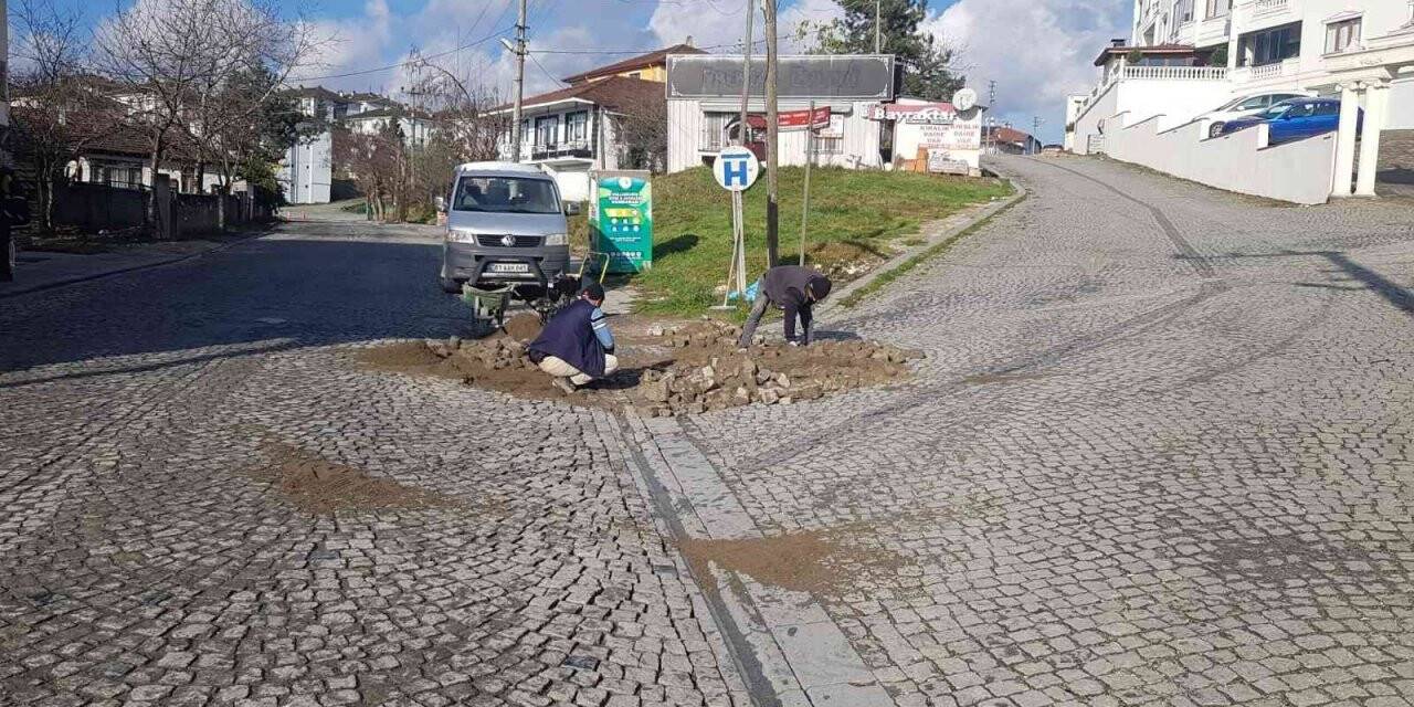 Düzce’de şehrin dört bir yanında çalışma sürüyor
