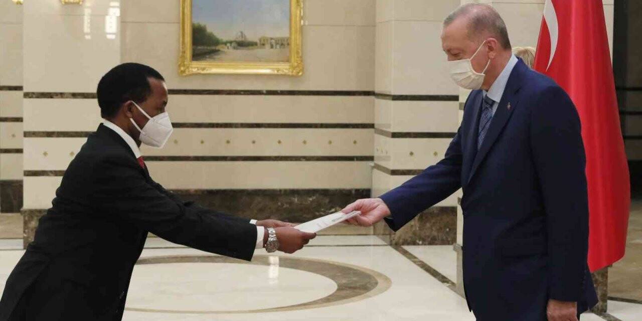 Tanzanya Büyükelçisi Mohamed, Cumhurbaşkanı Erdoğan’a güven mektubu sundu