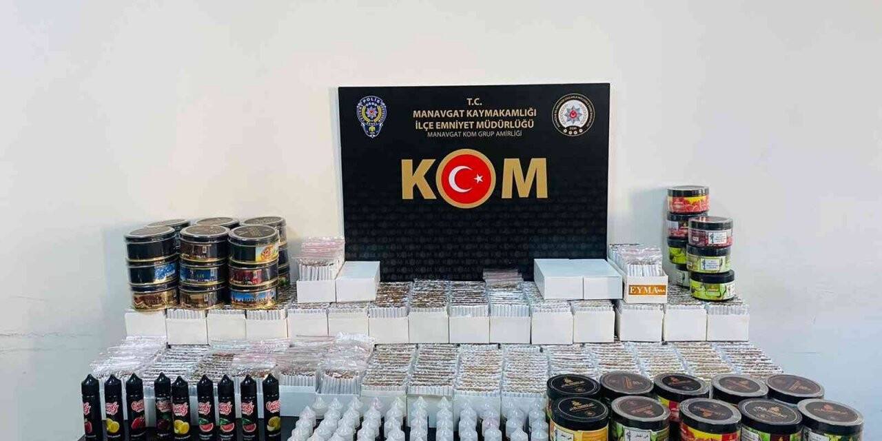 KOM ekiplerinden sigara ve tütün baskını