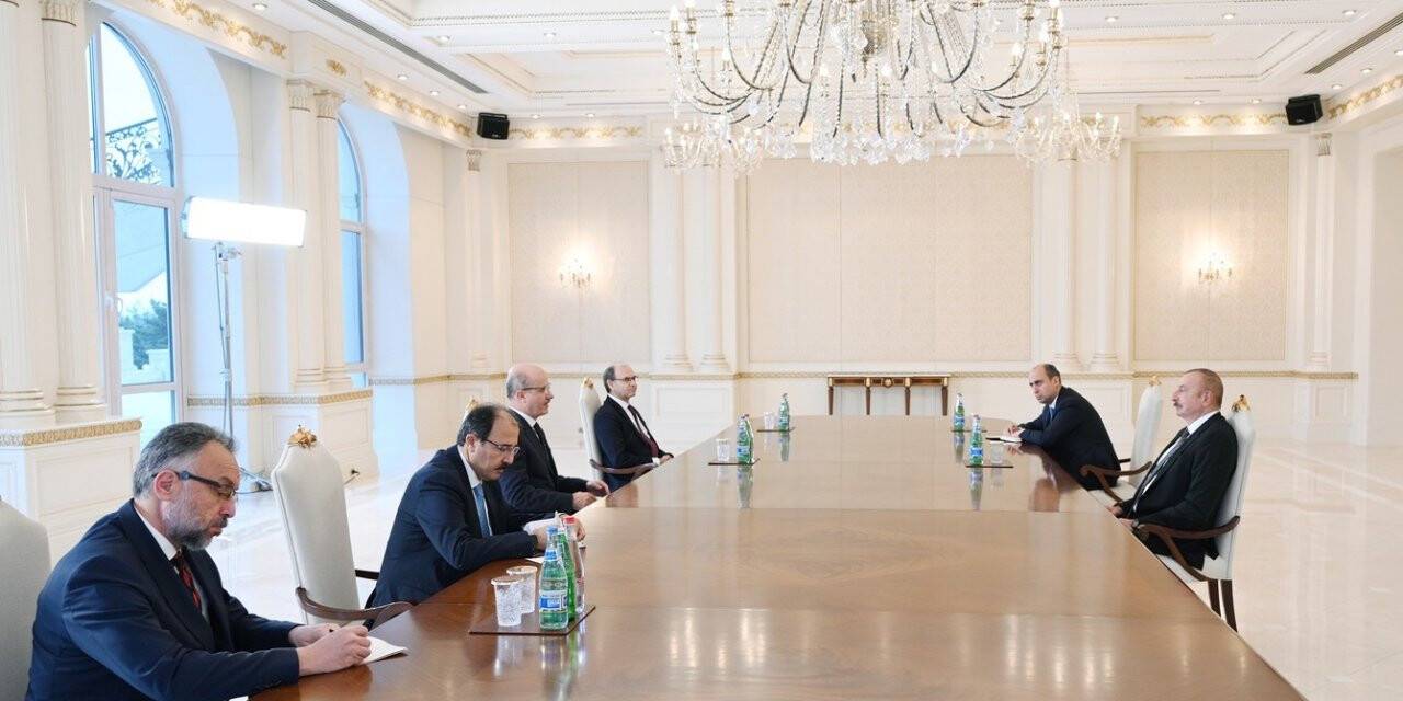 Azerbaycan Cumhurbaşkanı Aliyev, YÖK Başkanı Özvar’ı kabul etti