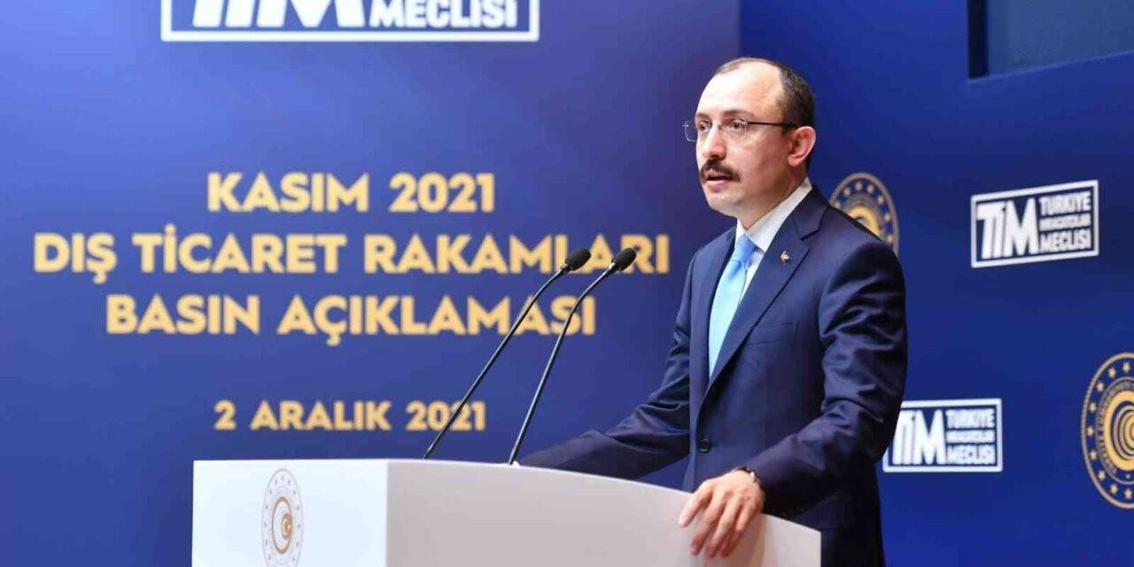 Kasımda 21,5 milyar dolarlık ihracatla cumhuriyet tarihinin rekoru kırıldı