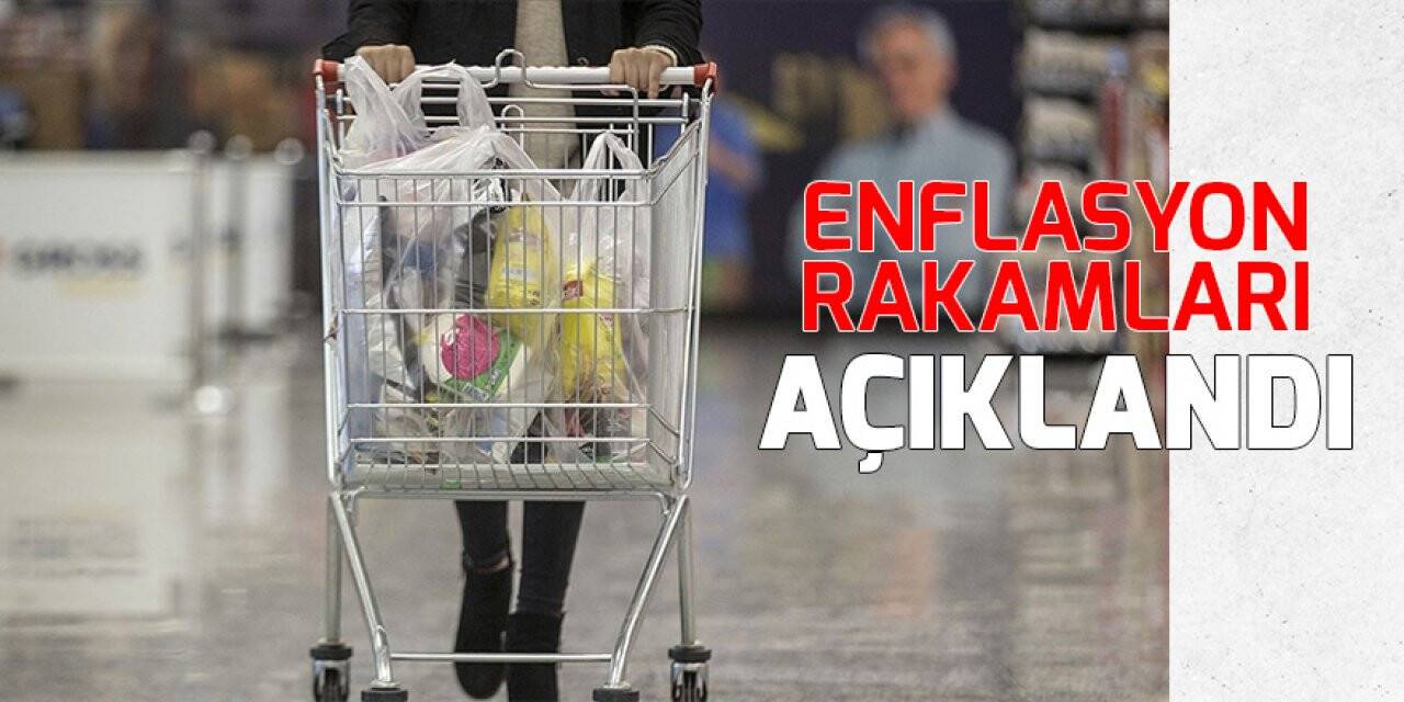 Enflasyon rakamları açıklandı