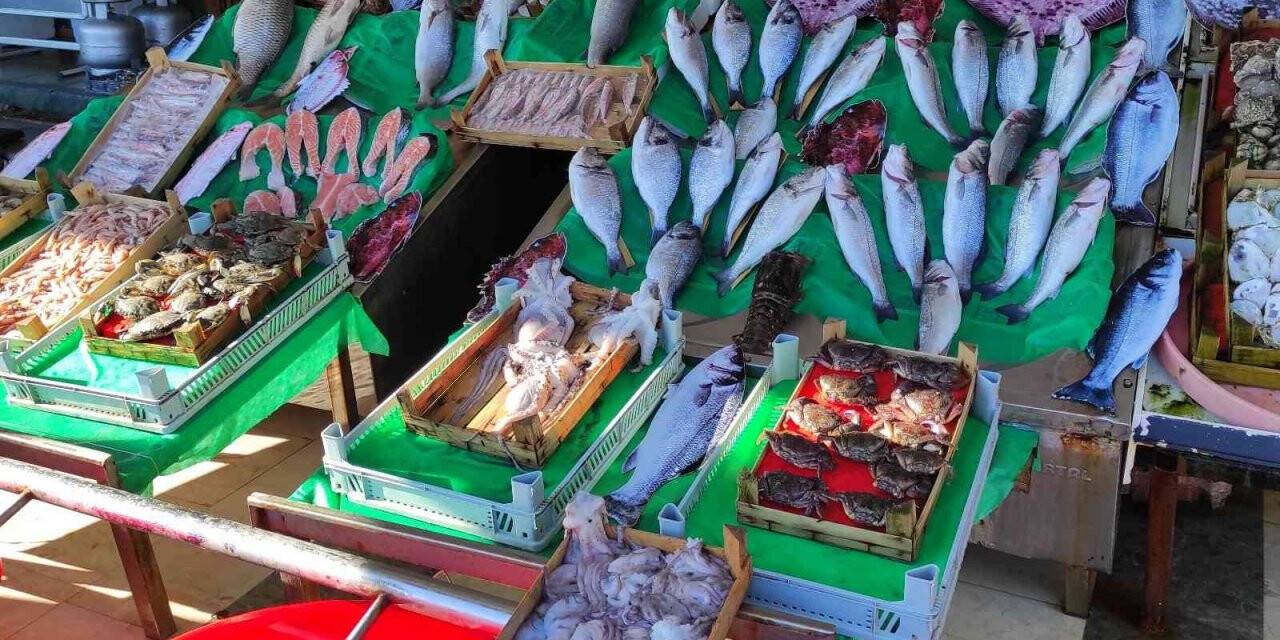 Lodos balık tezgahlarını da etkiledi