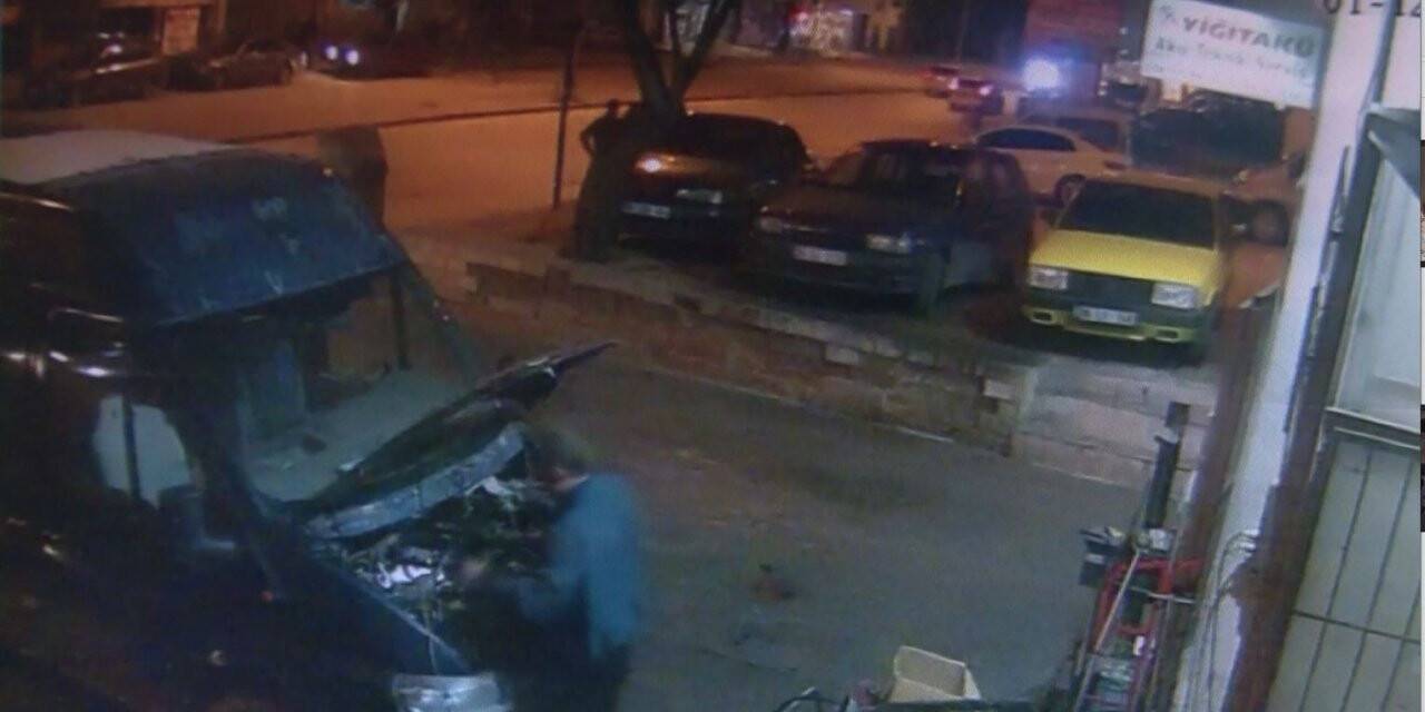 Başkent’teki alacak-verecek cinayetinde aracın dükkana daldığı anlar kamerada