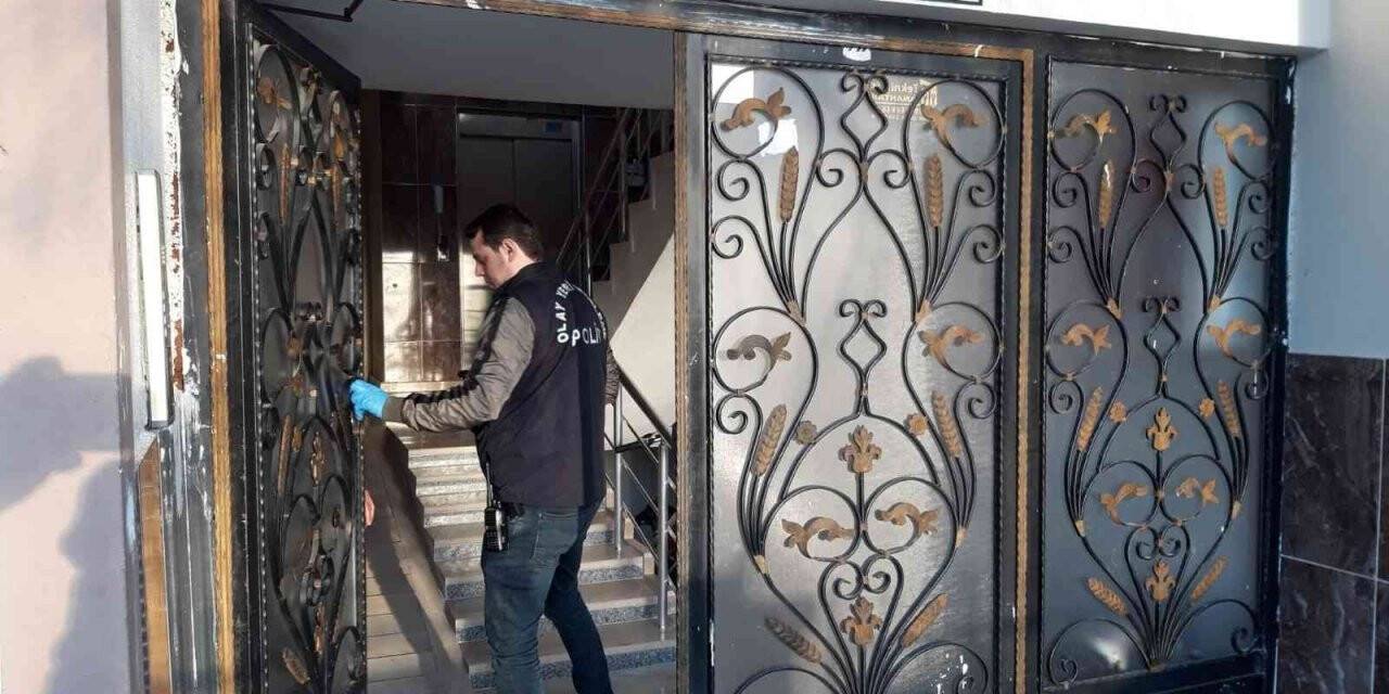 Hırsızlık için girdiği ikamette yakalandı