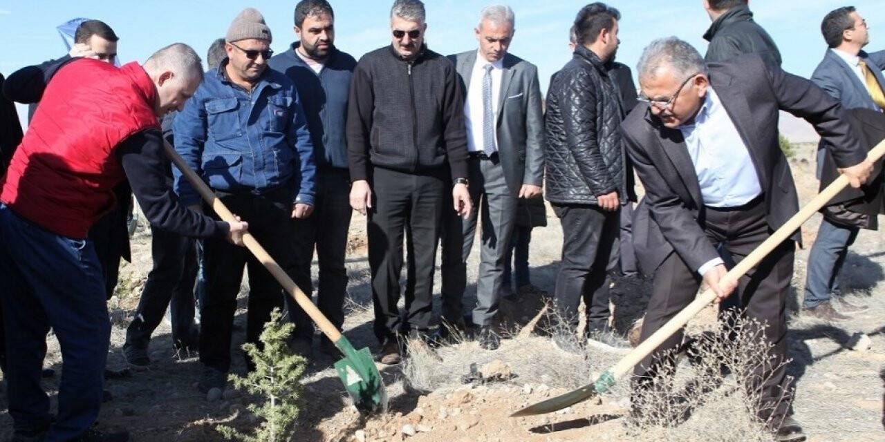 Kayseri Ulaşım A.Ş.’den 3 bin fidan