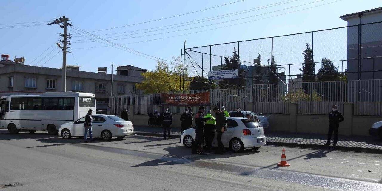 Gaziantep polisinden okul önlerinde denetim