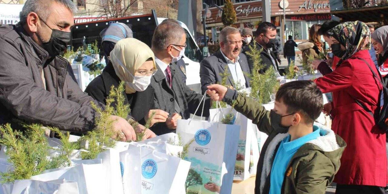 Akyurt Belediyesi’nden 5 bin fidan