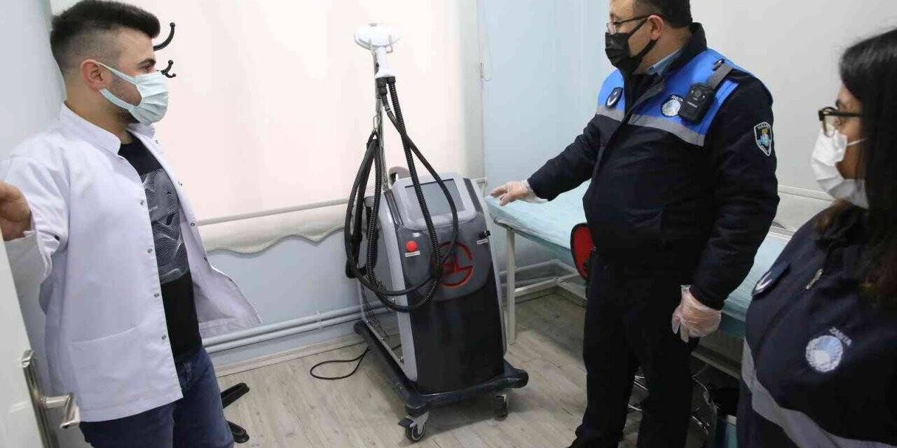 Haliliye’de zabıta ekipleri güzellik merkezlerini denetlendi