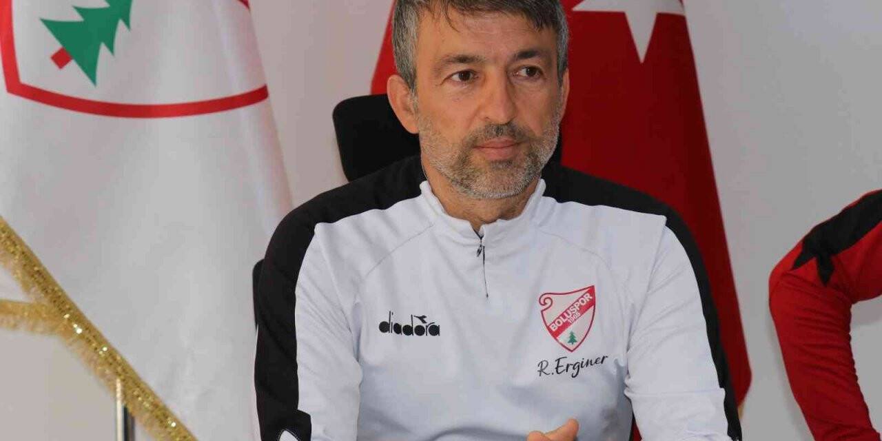 Reha Erginer: "İlk yarıyı iyi bir yerde bitirmek istiyoruz"
