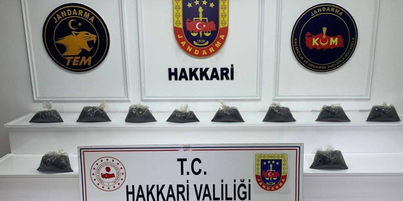 Yüksekova’da 10 kilo 750 gram eroin ele geçirildi