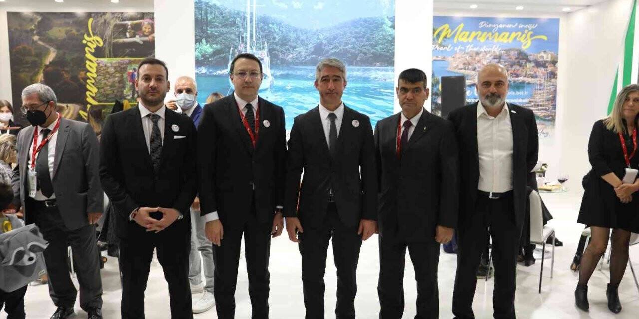 Marmaris Belediyesi’nin standı fuarda yoğun ilgi görüyor