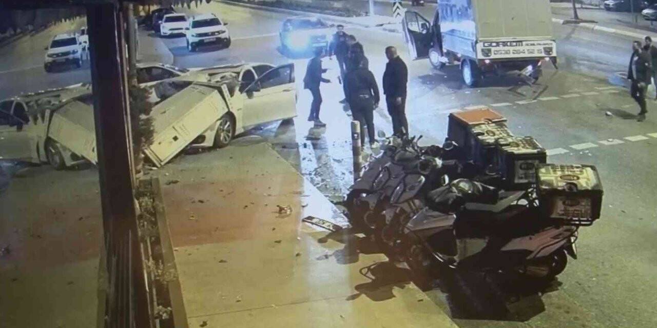 Ataşehir’de kamyonet sürücüsünün dikkatsizliği kazaya neden oldu